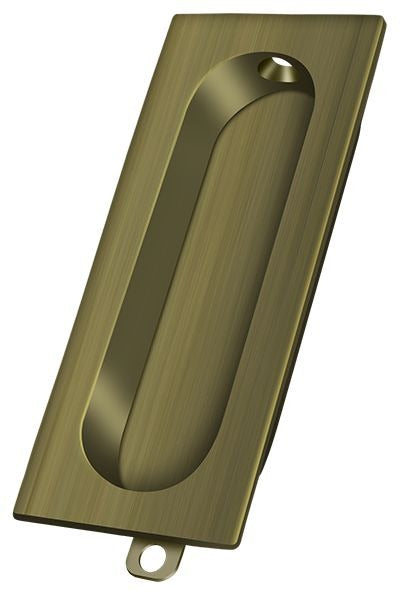 DELTANA Deltana FP222U5 Flush Pull Rectangle Antique Brass