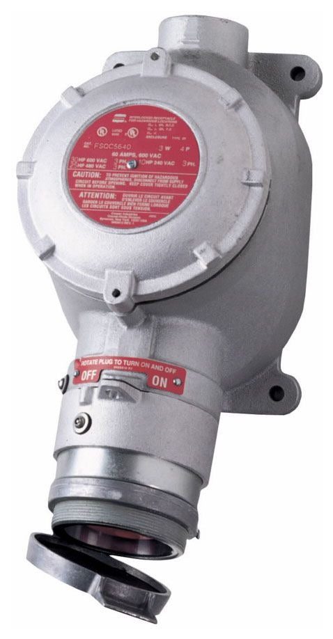 EATON Eaton FSQC2320 Crouse-Hinds Arktite FSQC interlocked receptacle with switch 30A (3/4 in hub)