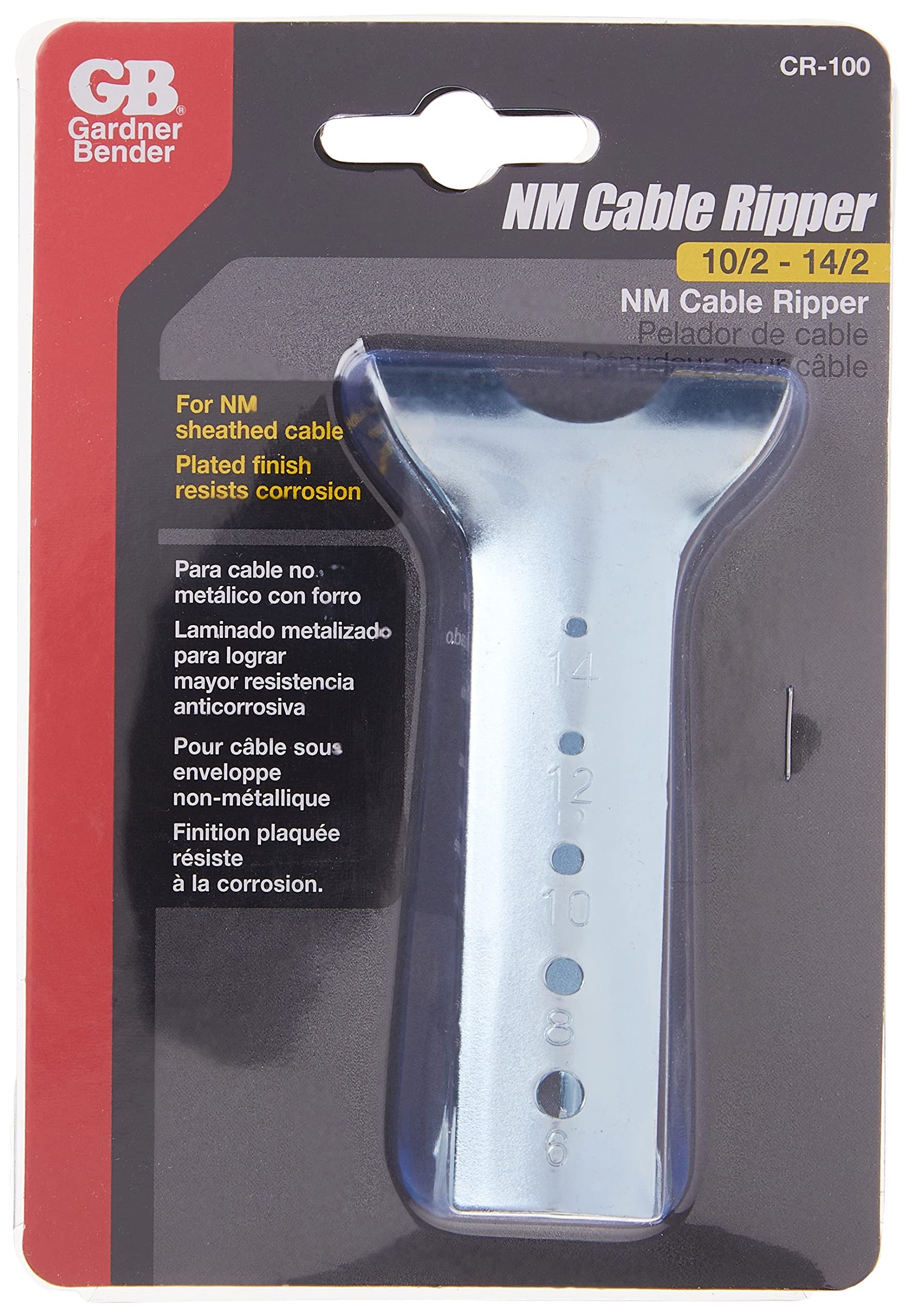 GARDNER BENDER Gardner Bender CR-100 Romex Cable Ripper (4-Inch)