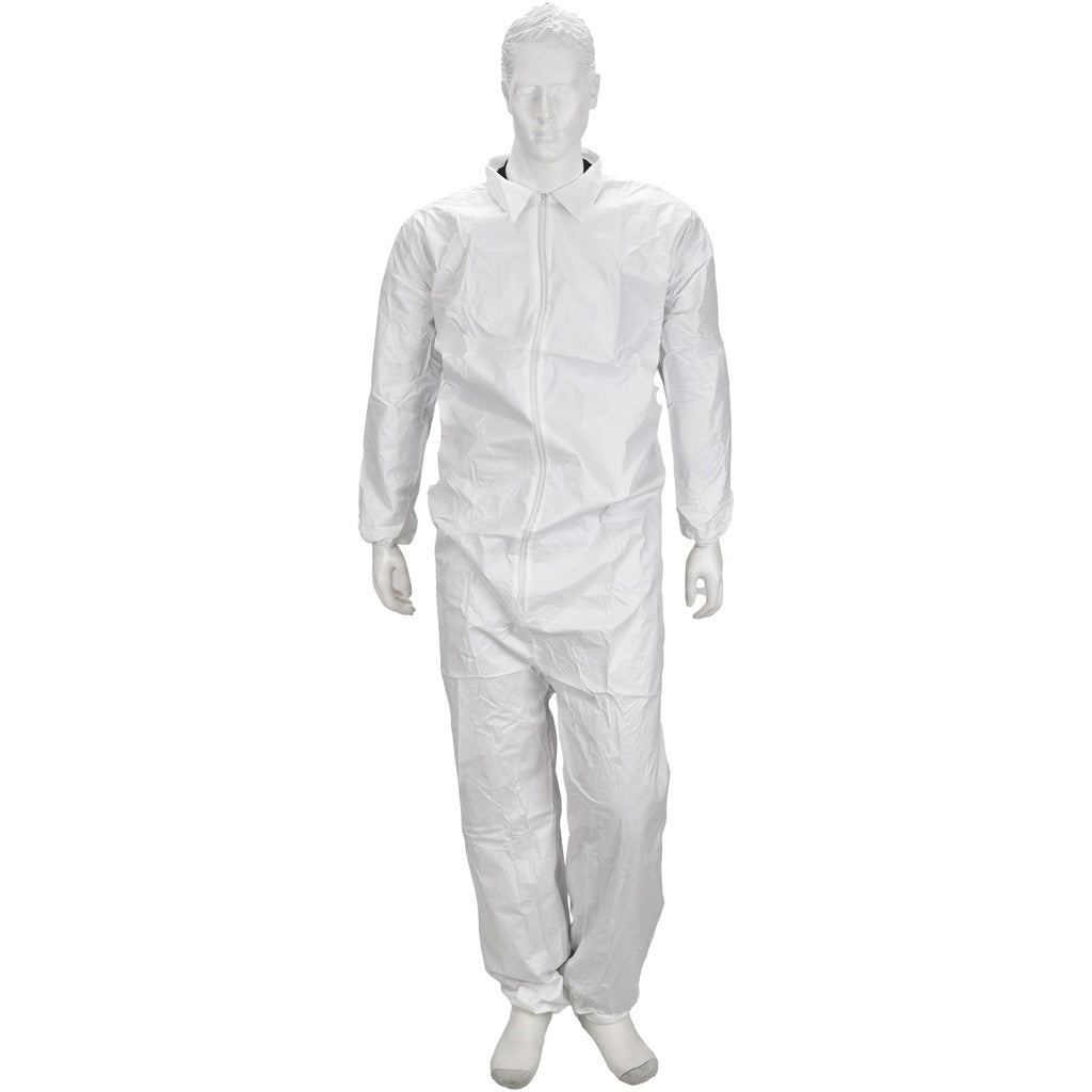 PRO-SAFE Pro-safe KM-CVL-KG-E-LRG Coverall White Large 25 Pack