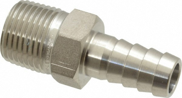 HAM-LET Ham-let 3001304 Pipe Hose Connector 3/8 in 316 Ss Threaded