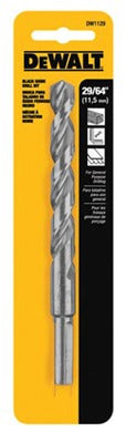 DEWALT Dewalt Accessories DW1129 Black Oxide Drill Bit 29/64 in 2 Pack