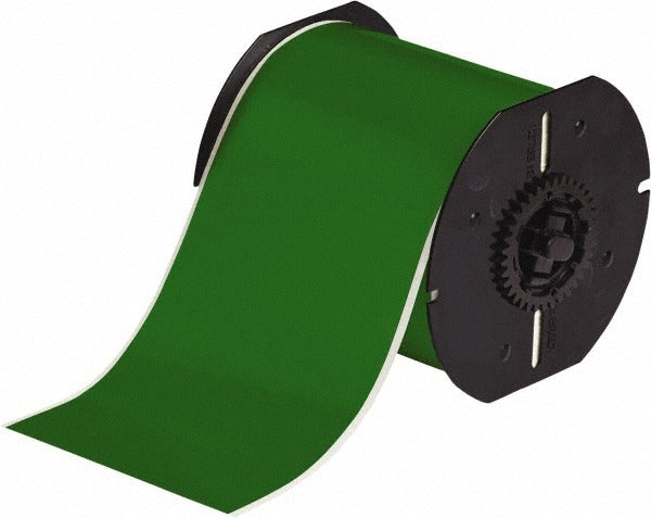 BRADY Brady 142007 Green Vinyl Tape 4 Inches X 100 Ft