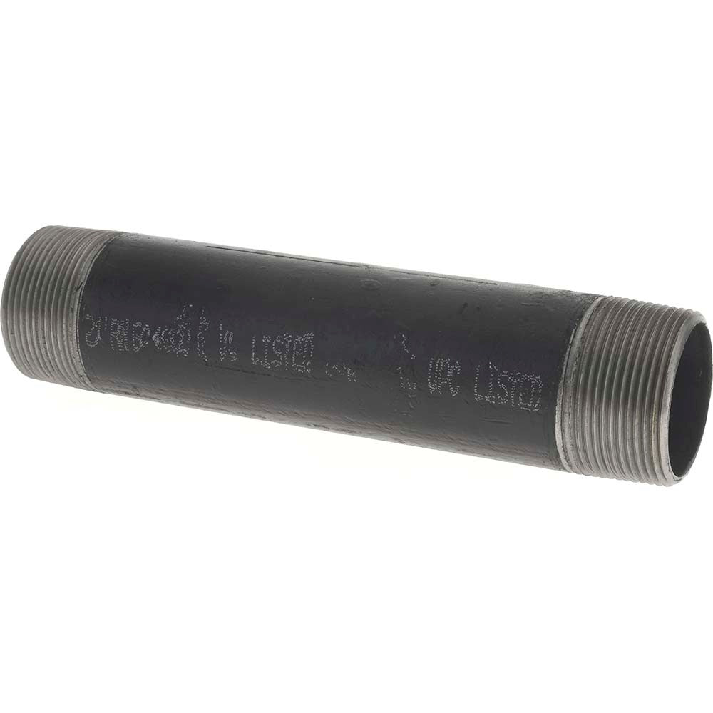 VALUE COLLECTION Value Collection NB08080 Black Steel Pipe Nipple Sch 40