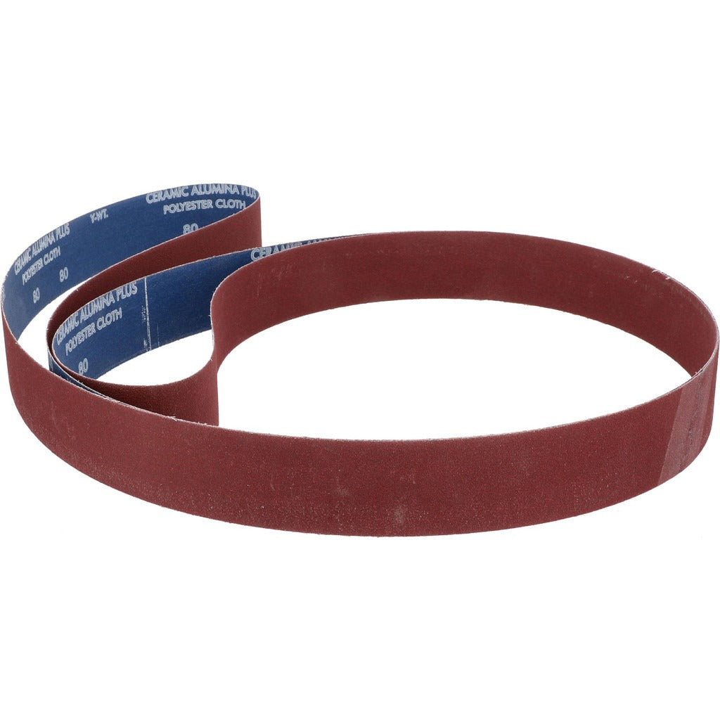 NORTON Norton 78072701958 Abrasive Belt 80 Grit 2x132 in