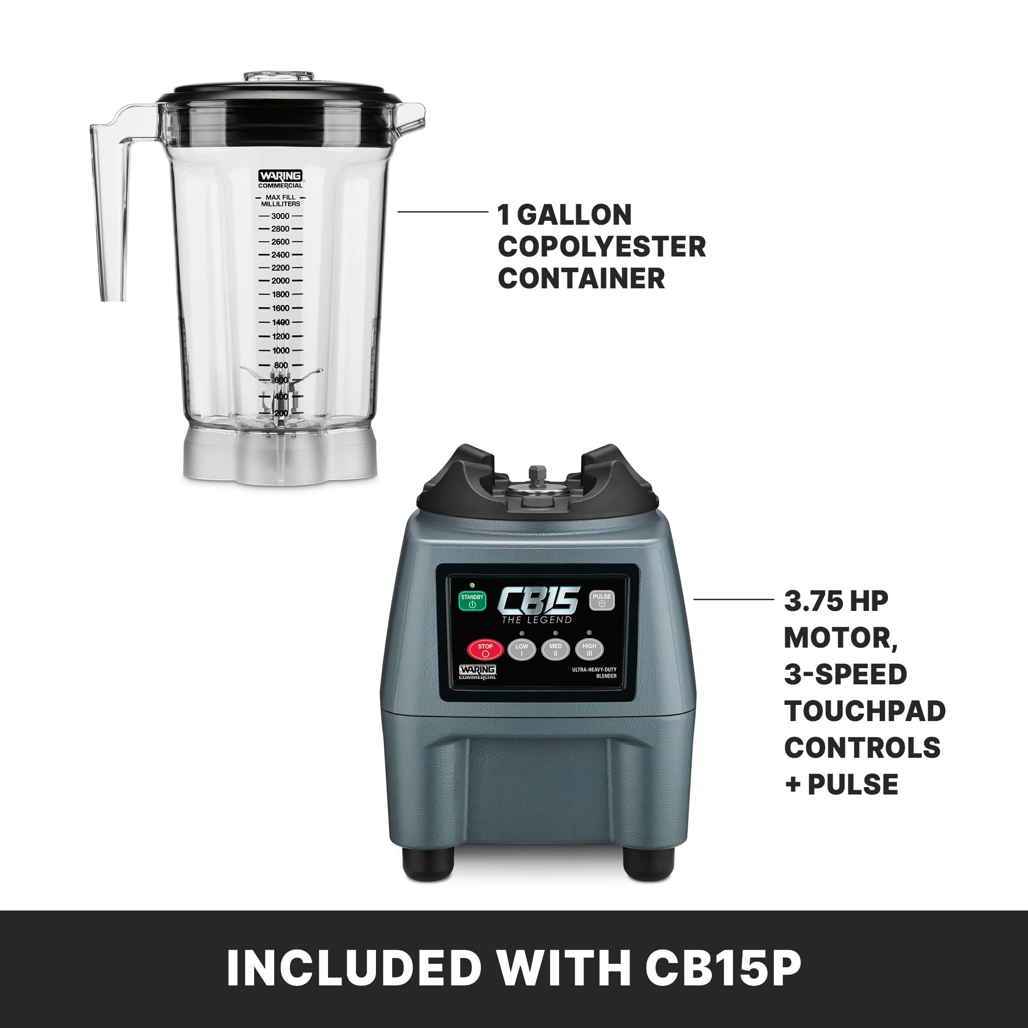 WARING-QUALHEIM Waring-qualheim CB15 Commercial Blender Series