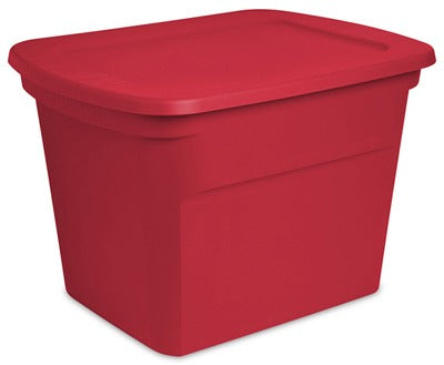 STERILITE Sterilite 17316608 Holiday Storage Tote 18 Gallon
