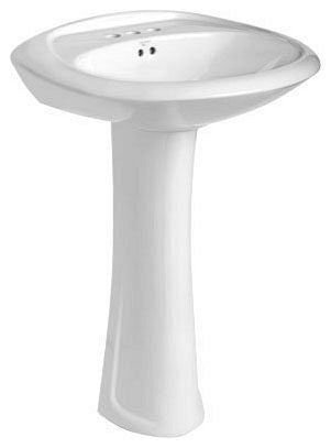 MANSFIELD Mansfield 3488WH Maverick Lavatory 8 inches Pedestal Top
