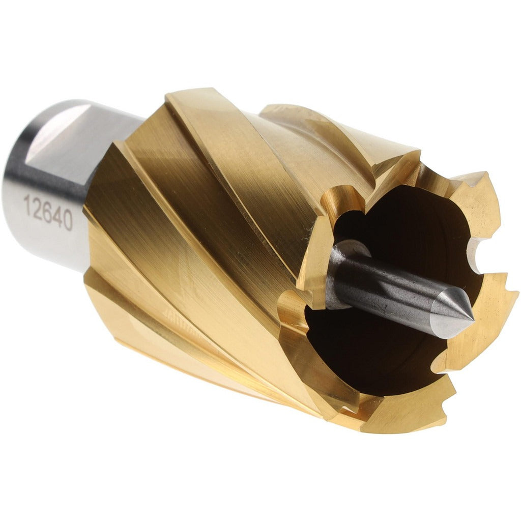 HOUGEN Hougen 12640 Annular Cutter 1-1/4 in Hss Tin Weldon