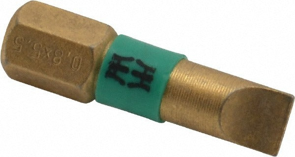 WERA Wera 05056172001 Slotted Power Screwdriver Bit 1/4 Hex