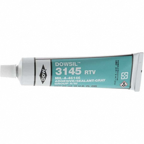 DOW CORNING Dow Corning 3145 90ML Gry Silicone Sealant Gray Tube