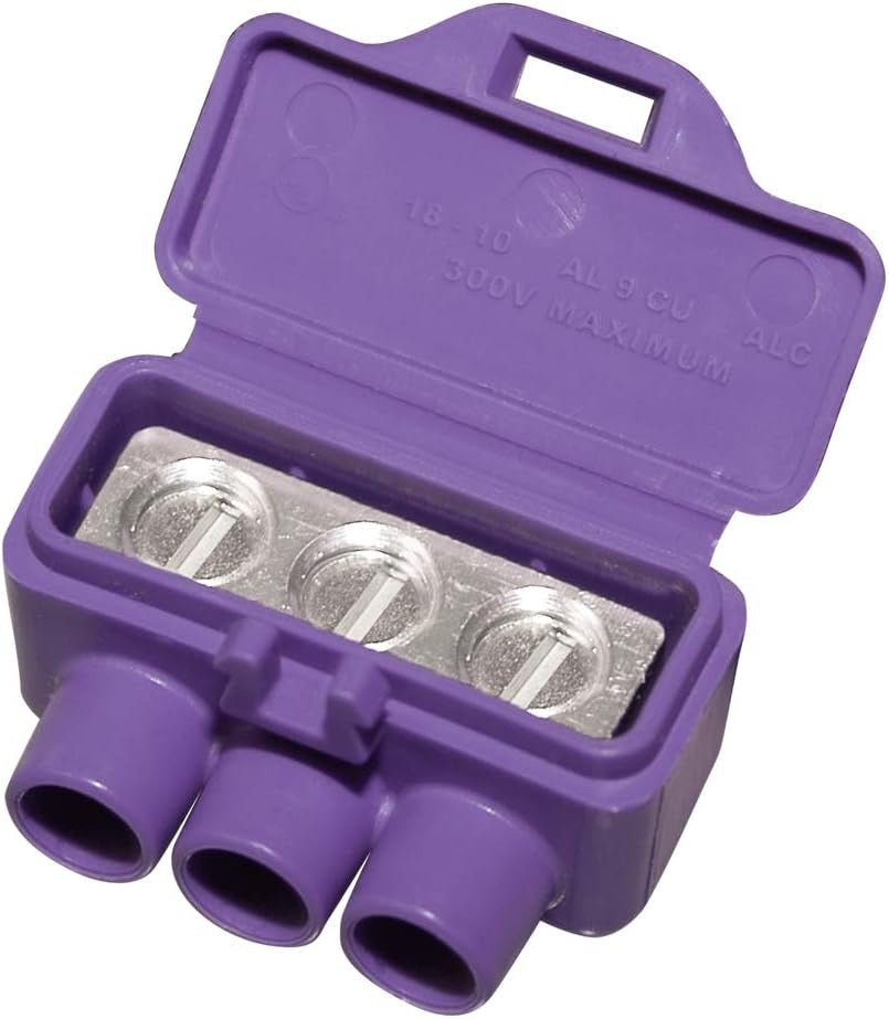 KING INNOVATION King Innovation 95110 3-Port Aluminum-to-Copper Wire Connector (10-Pack)