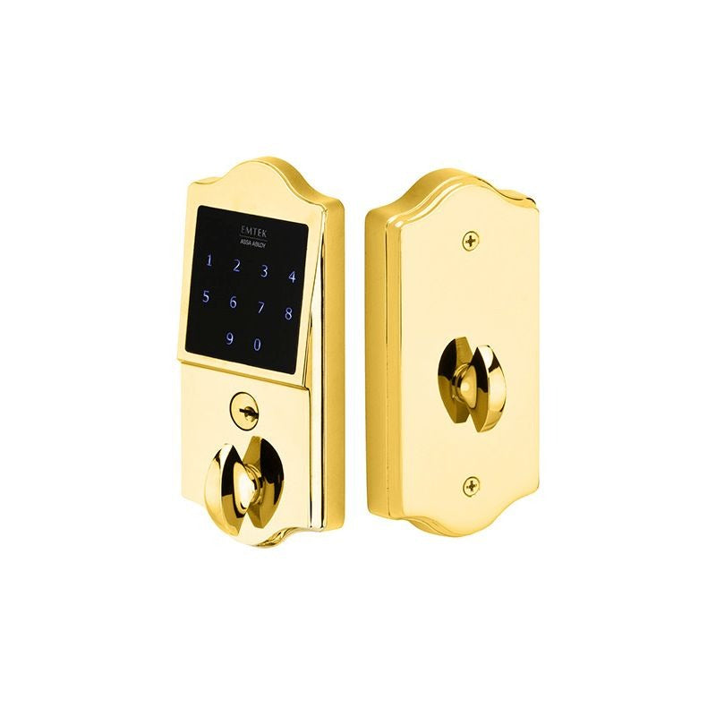 EMTEK Emtek E3002US3 Touchscreen Deadbolt Polished Brass