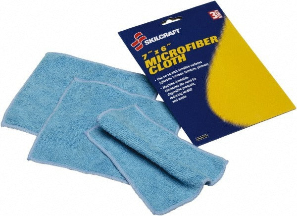 ABILITYONE Abilityone 7920016486104 Microfiber Wipes 3 Pack Blue