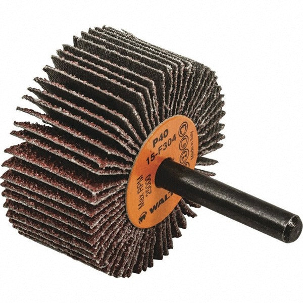 WALTER Walter Surface Technologies 15F304 Mounted Flap Wheel 40 Grit