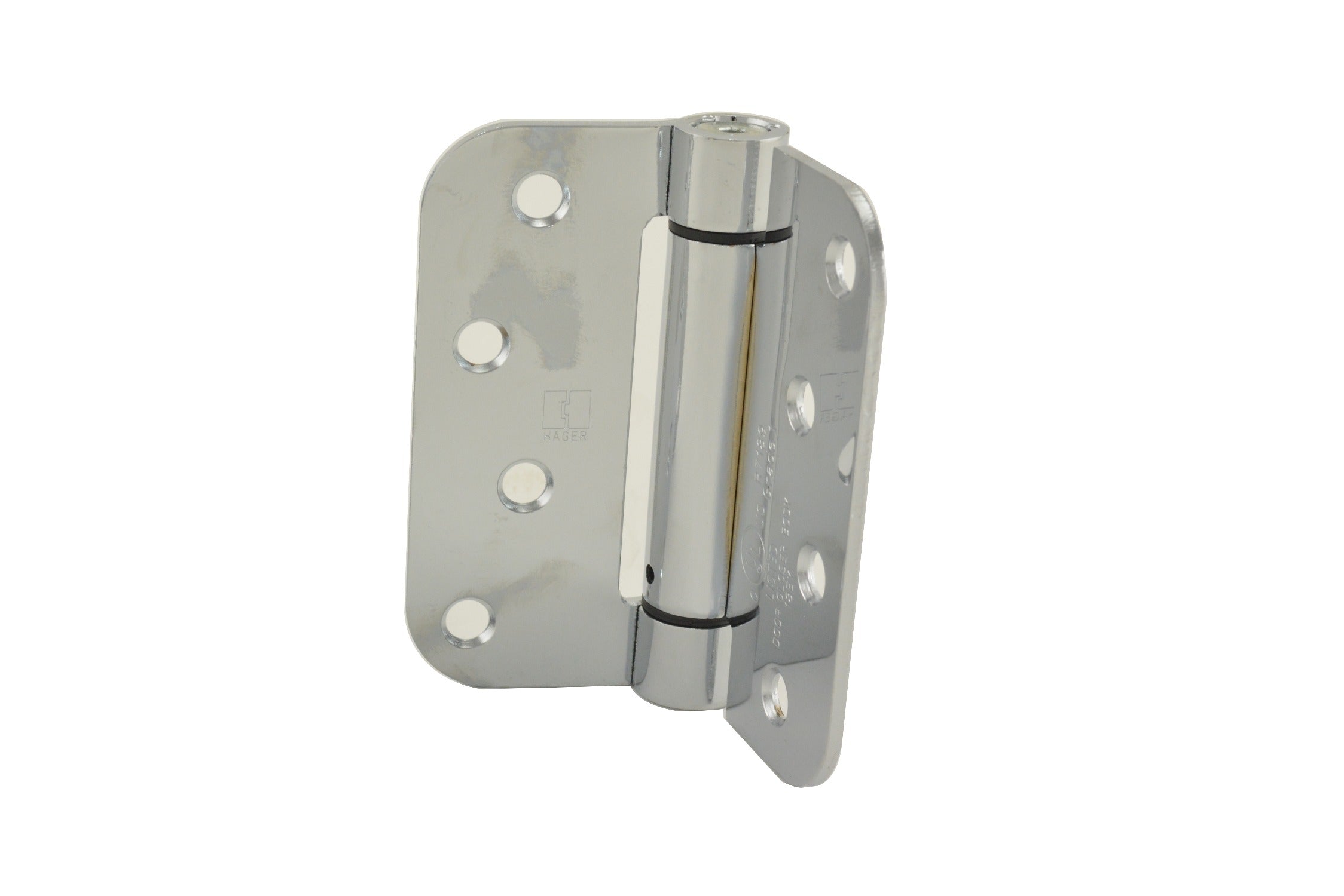HAGER Hager Hinge 1752426 Full Mortise Spring Hinge Steel Bright Chrome