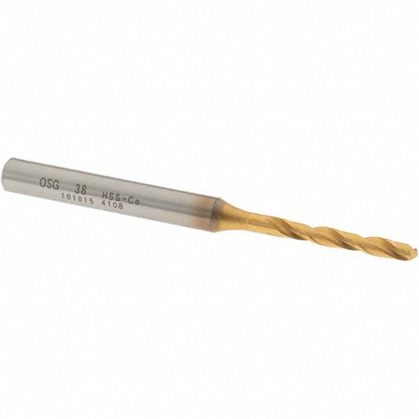 OSG Osg 10101505 Screw Machine Drill Bit 0.1015 in Cobalt Hss