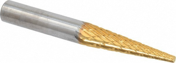 SGS PRO Sgs Pro 15565 SM-3 Carbide Cone Bur Double Cut Tin