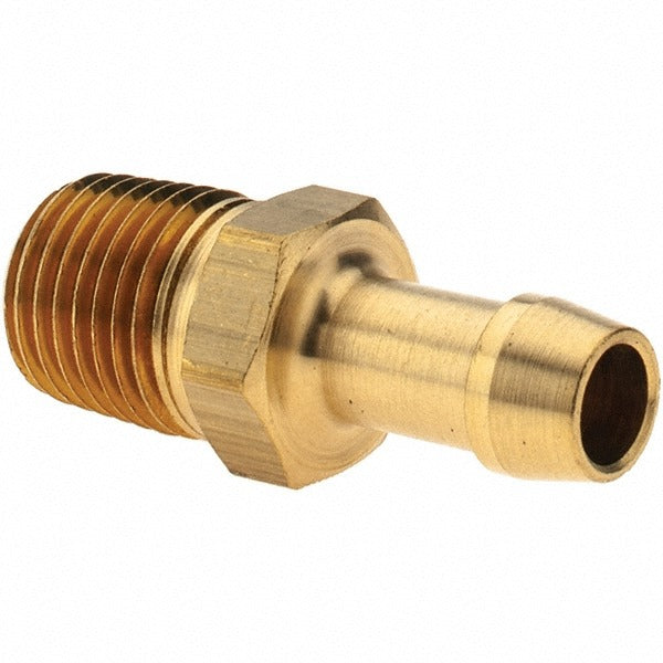 EATON Eaton 05705B-104 Barbed Hose Fitting 1/4 in Male Brass Nptf