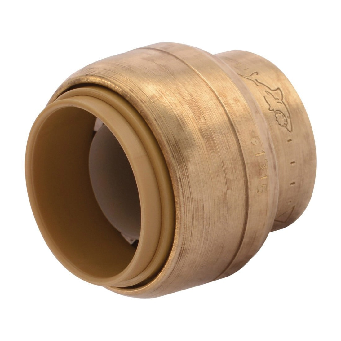 RWC Rwc U518LF Push-fit Pipe End Cap 3/4 Inch Brass