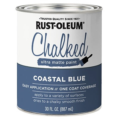 RUST-OLEUM Rust-oleum 329207 Chalked Paint 30 Oz Coastal Blue