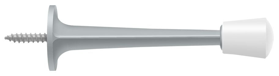 DELTANA Deltana ZBDS30U26D Baseboard Door Bumper Satin Chrome