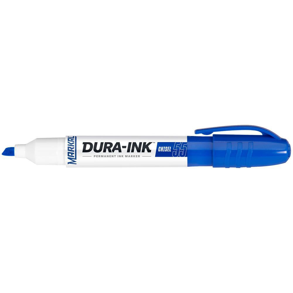 MILWAUKEE Markal 96530 Permanent Ink Marker Blue Chisel Tip