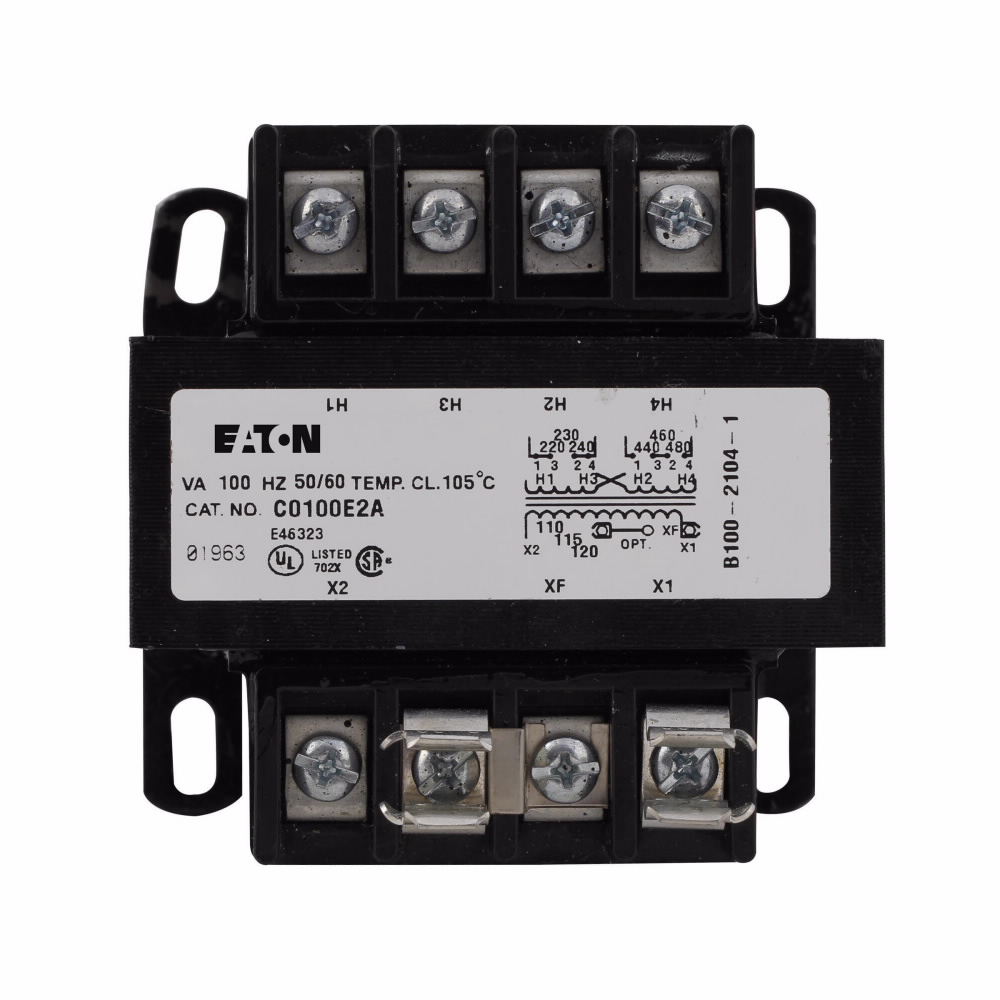 EATON C0050E5E Type MTE Control Transformer With Fuse Clip 50 VA