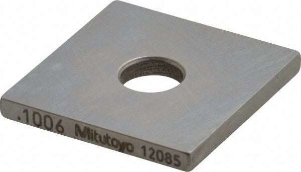 MITUTOYO Mitutoyo 614126-531 Steel Gage Block 0.1006 in Grade 0