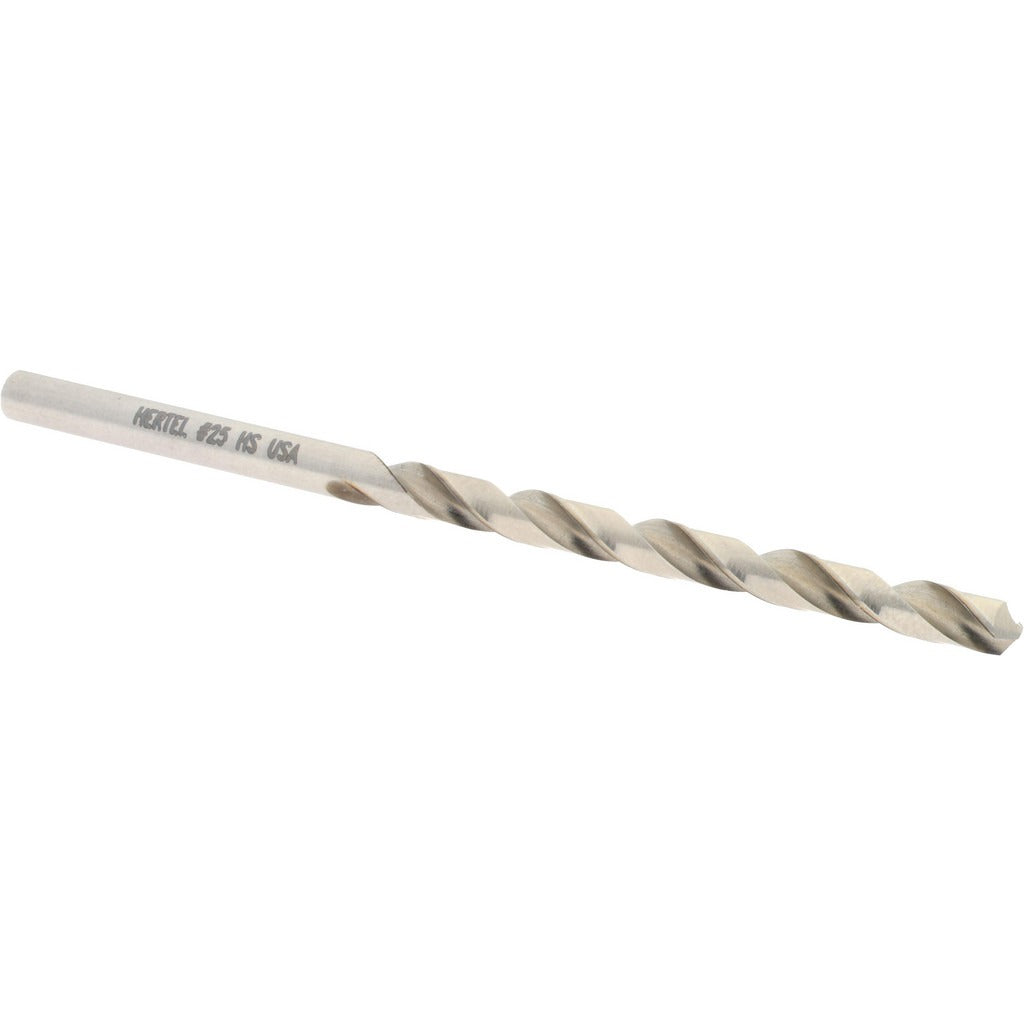 HERTEL Hertel 85704021 Jobber Drill Bit Wire 25 Hss 118 Degree