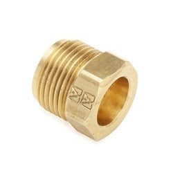 MIDLAND INDUSTRIES Midland Industries 41IFB-6 Inverted Flare Hex Nut Brass