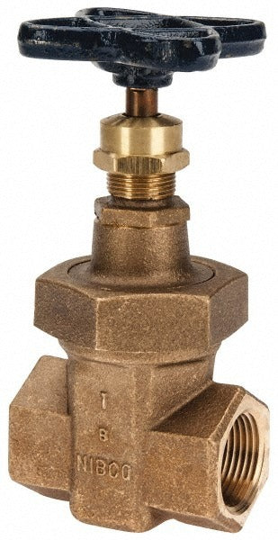 NIBCO Nibco NL2I00A Gate Valve 1 Inch Threaded Bronze 300 Psi
