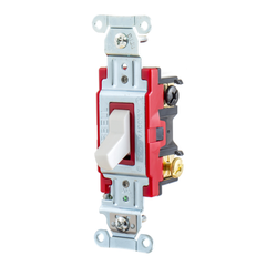 Hubbell Wiring Device-Kellems 1223W Hubbell-PRO 3-Way Toggle Switch 20A 120/277V White