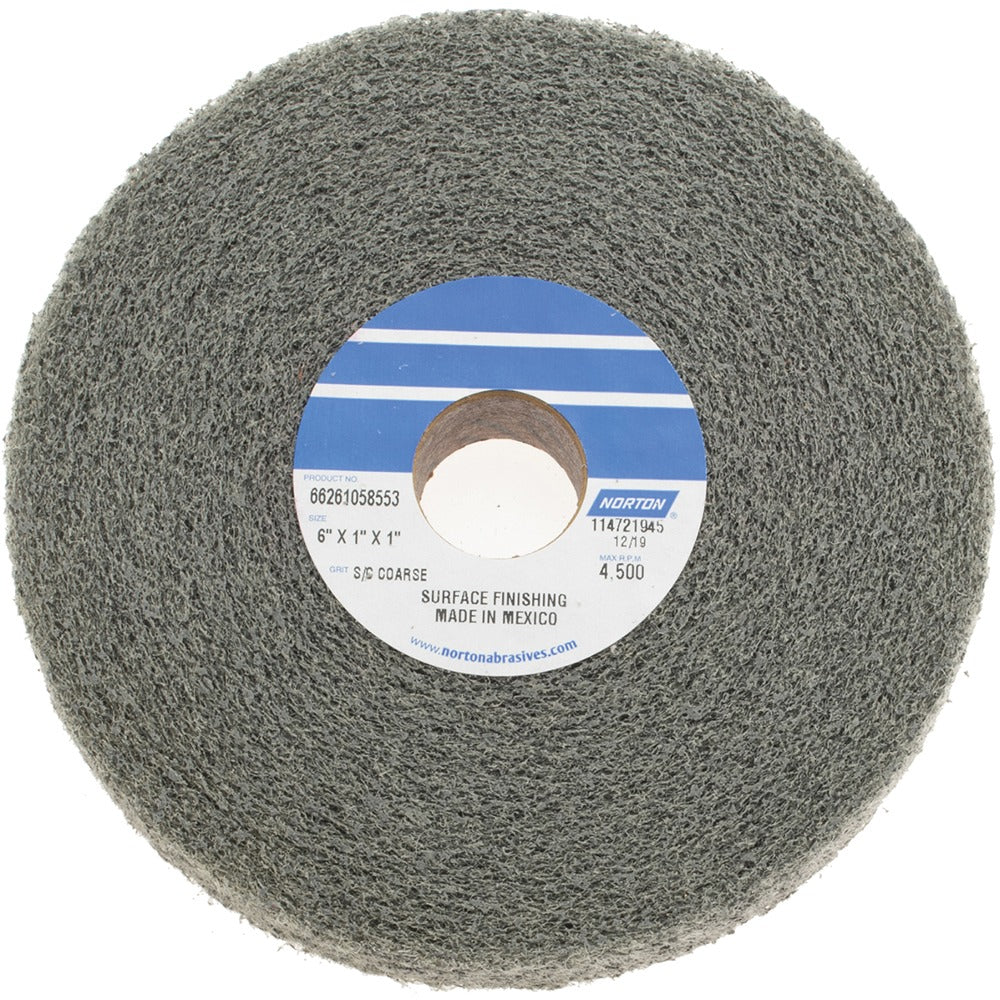 NORTON Norton 66261058553 Deburring Wheel 6 Inch Silicon Carbide