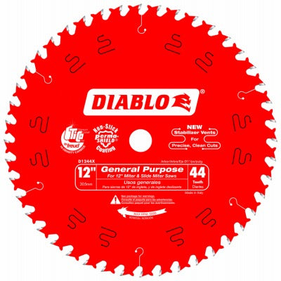 DIABLO Freud D124444VP 12 Inch Circular Saw Blade 44T 5 Pack