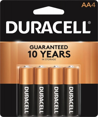 DURACELL Duracell MN1500B4Z Aa Alkaline Battery 4 Pack