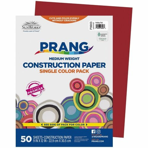 PACON Pacon PAC9903 Construction Paper 9x12 in Heavyweight 50 Pack