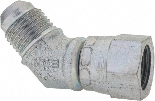 EATON Eaton 2070-6-6S Steel 45 Deg Swivel Nut Elbow 3/8 in Od