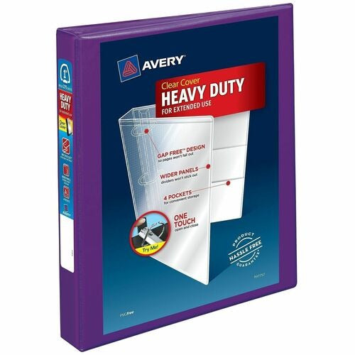 AVERY Avery AVE79771 1 Inch View Binder One Touch Ring 8.5x11