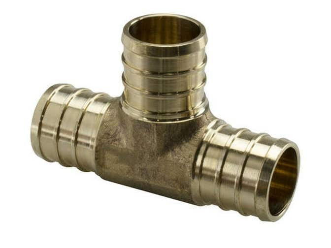 SIOUX CHIEF Sioux Chief 641xg111 Pex Brass Insert Tee 3/8 Inch Crimp