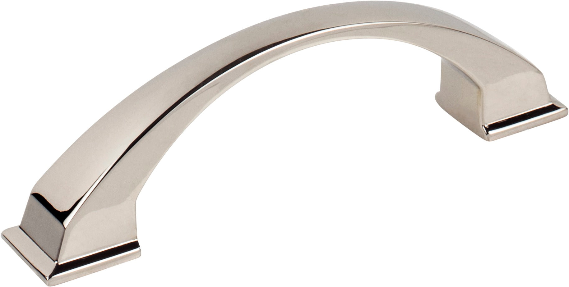 JEFFREY ALEXANDER Jeffrey Alexander 944-96NI Arched Cabinet Pull Polished Nickel