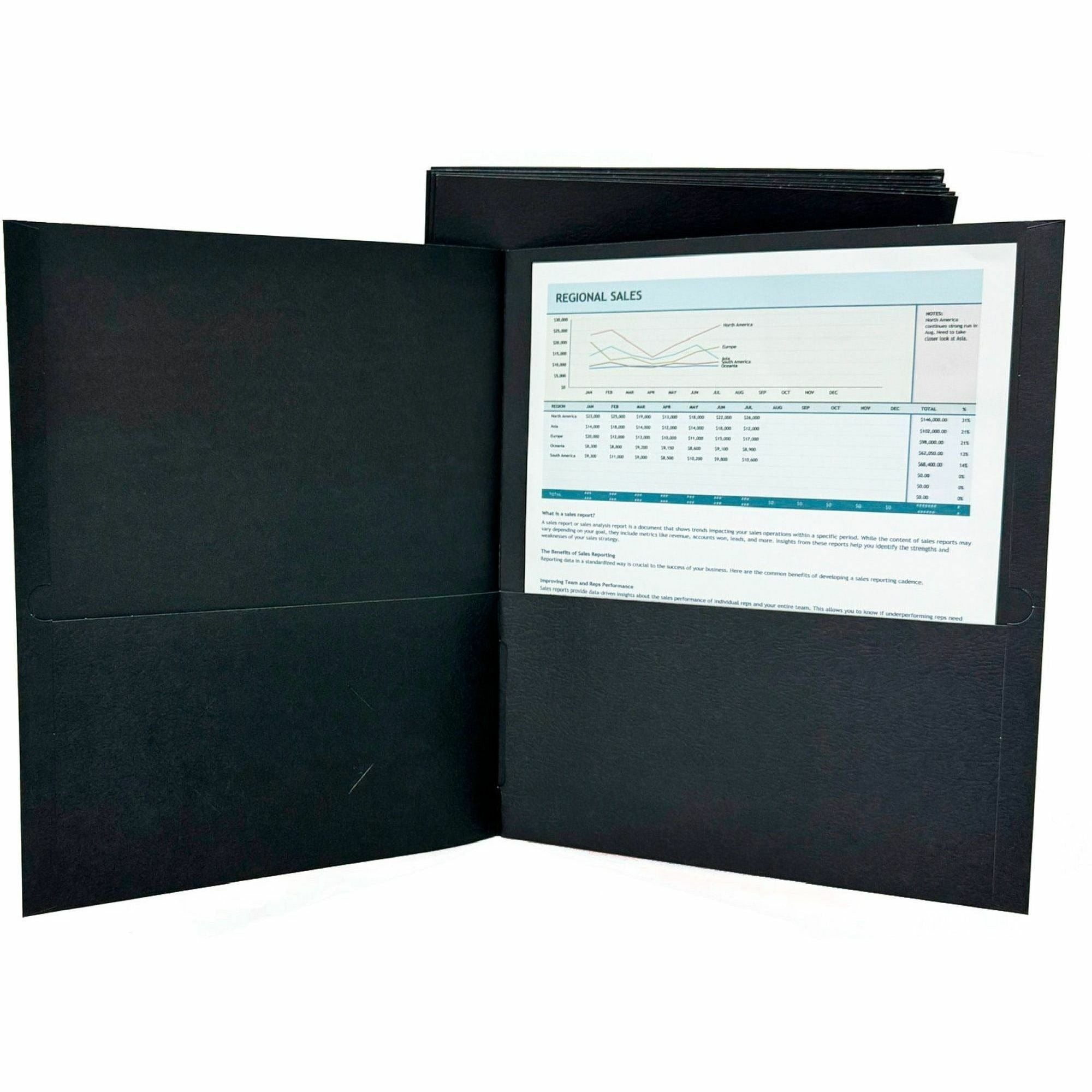 SPARCO Sparco SPR78546 Letter Pocket Folder 8.5 x 11 (1 Box)