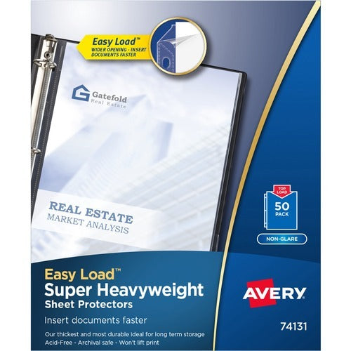 AVERY Avery AVE74131 Sheet Protectors 11x8.5 in Box of 50