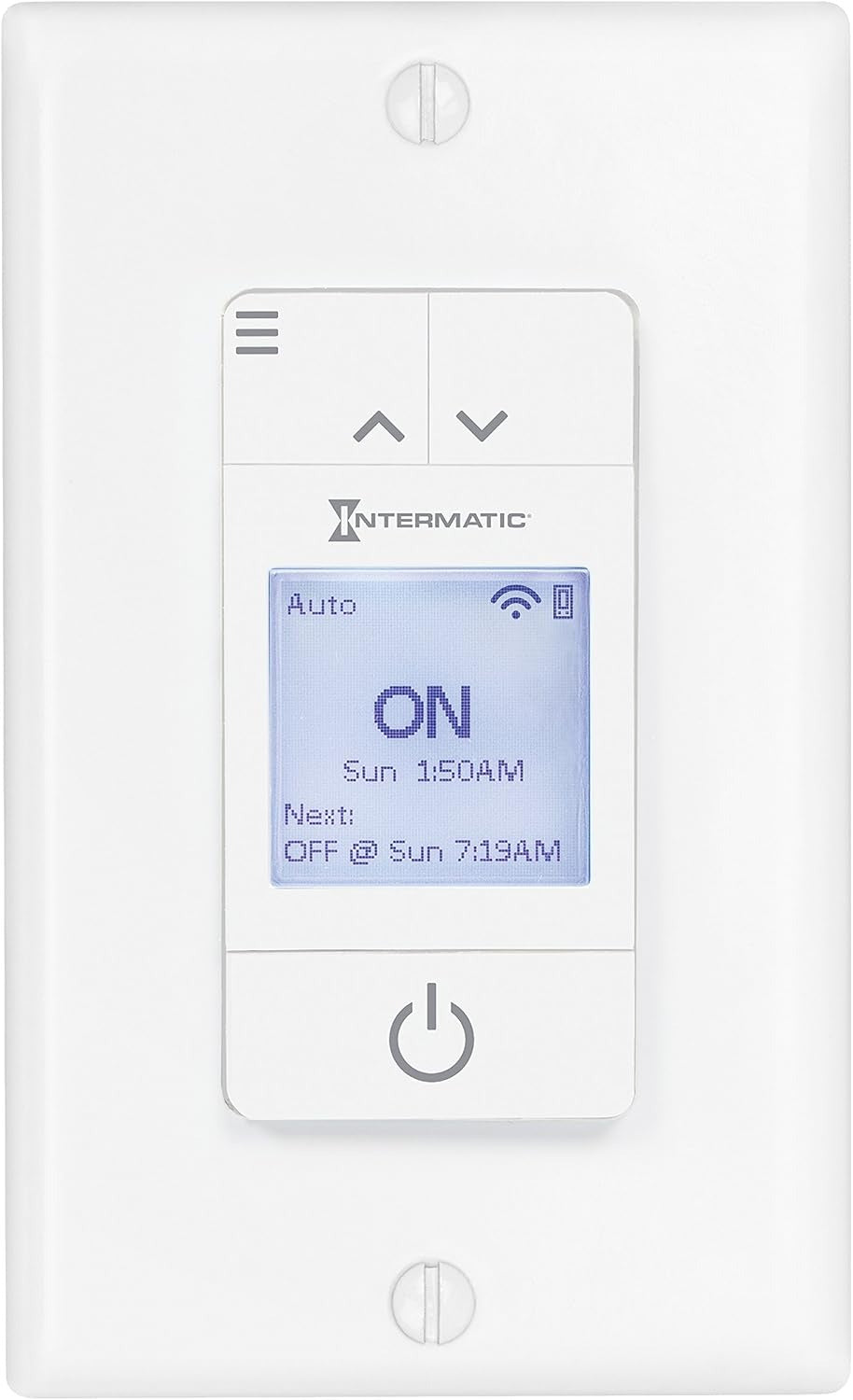 INTERMATIC Intermatic STW700W Ascend Smart Wi‑Fi 15 Amp 7-Day In-Wall Timer (Pack 1)