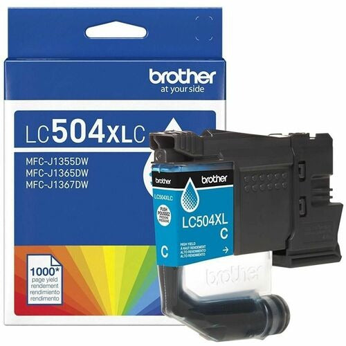 BROTHER Brother BRTLC504XLCS High Yield Cyan Ink Cartridge