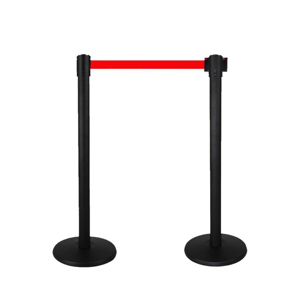 PRO-SAFE Pro-safe BP36CD-3-R-B Retractable Belt Barrier Post
