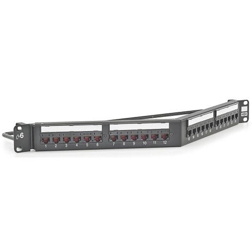 HUBBELL Hubbell Premise Wiring HP624A Cat6 Angled Patch Panel