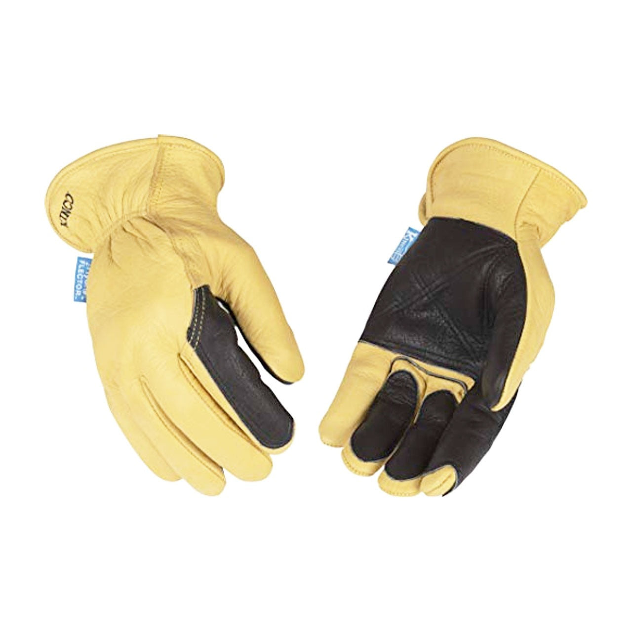 KINCO Kinco 387P-L HydroFlector water-resistant grain buffalo double palm driver gloves (L)