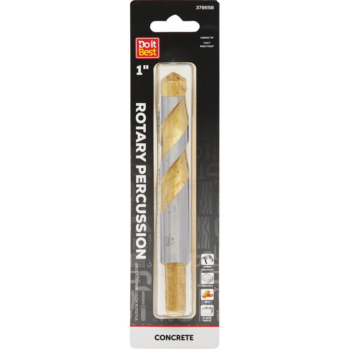 BSC PREFERRED Bsc Preferred QJDIB-MB-028 Masonry Drill Bit