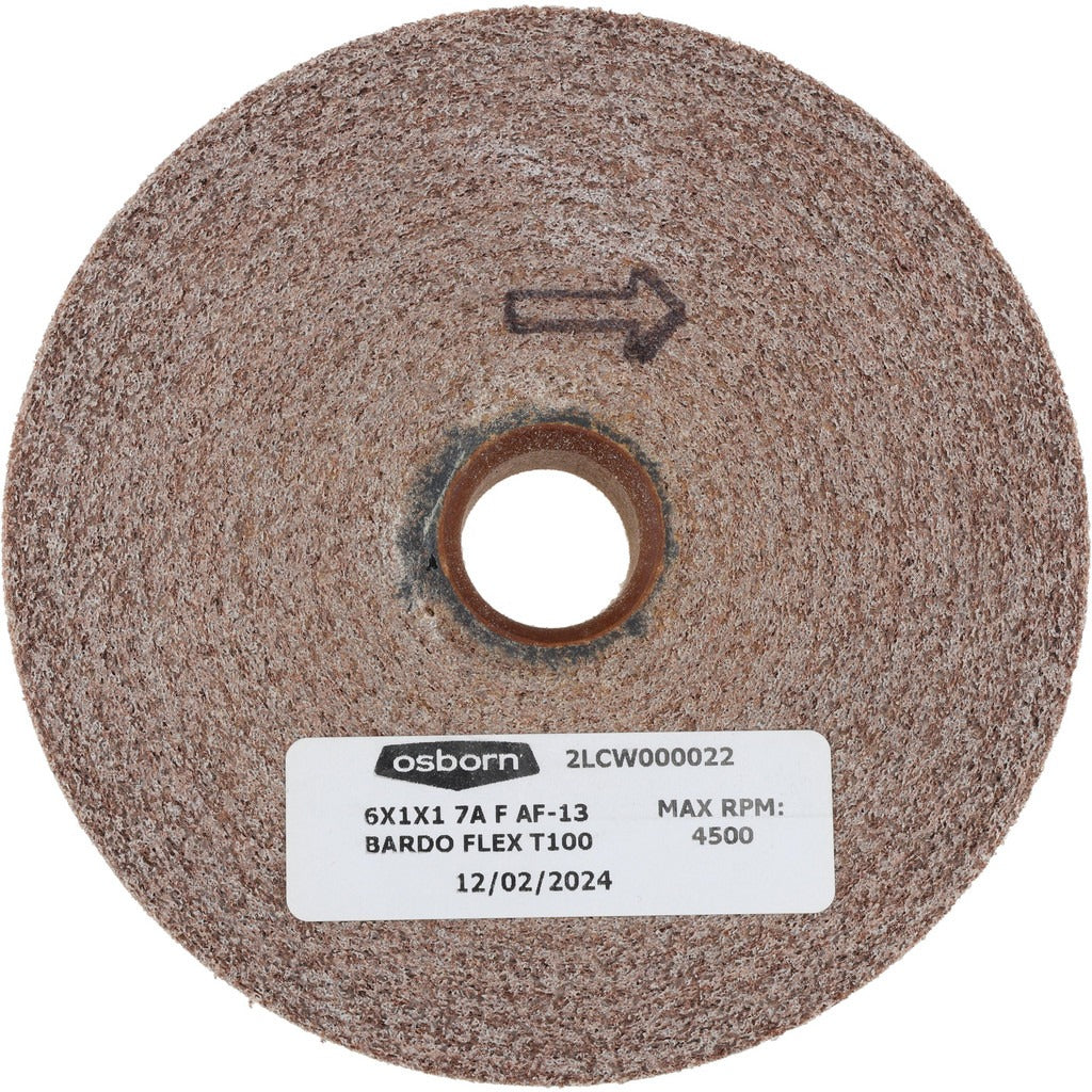 VALUE COLLECTION Value Collection 6X1X1 T100 7A F Deburring Wheel 6 in